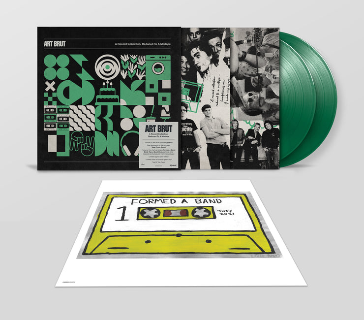 A Record Collection, Reduced To A Mixtape Signed Green Dbl Vinyl