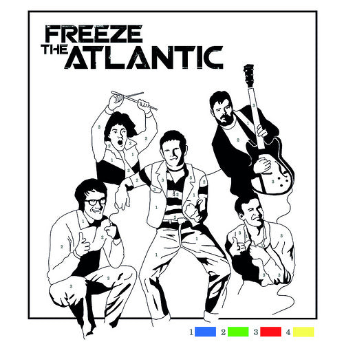Freeze The Atlantic - Colour By Numbers EP CD (with Crayons)