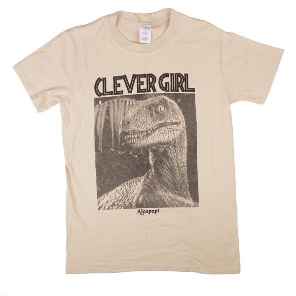 Alcopop Clever Girl T-Shirt - Sand